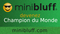 Nadine joue au Minibluff